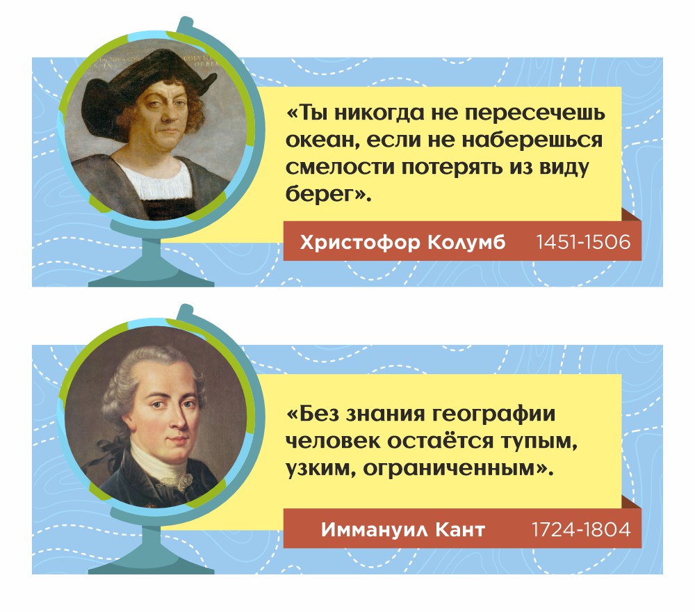 стенд для географии цитаты